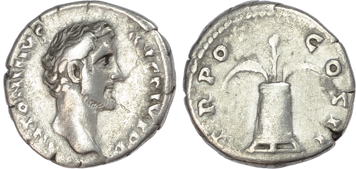 Antoninus Pius (AD 138-161) AR Denarius, Rome, AD 139, 3.05g.