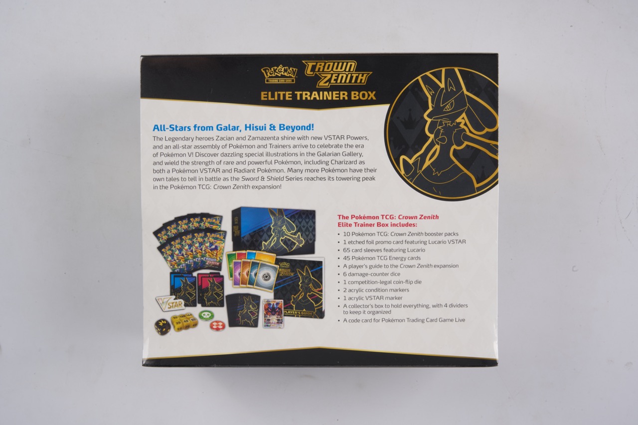 price crown zenith booster box Pack DK Cards with a separate space for storing accessories 45 Pokmon TCG Energy cards A players guide to the Crown Zenith expansion 6 metal damage Upcoming auction: Crown Zenith Elite