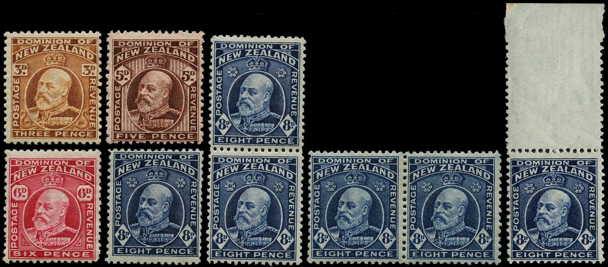 1909-16 Single watermark perf 14 x 13½ (comb)...