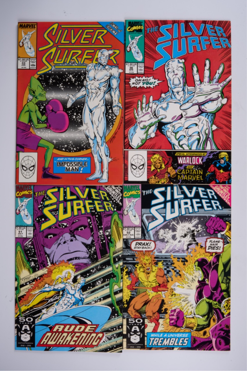 Silver Surfer Volume 3 & The Impossible Man (Marvel Comics, 1990-93) Bundle of 25