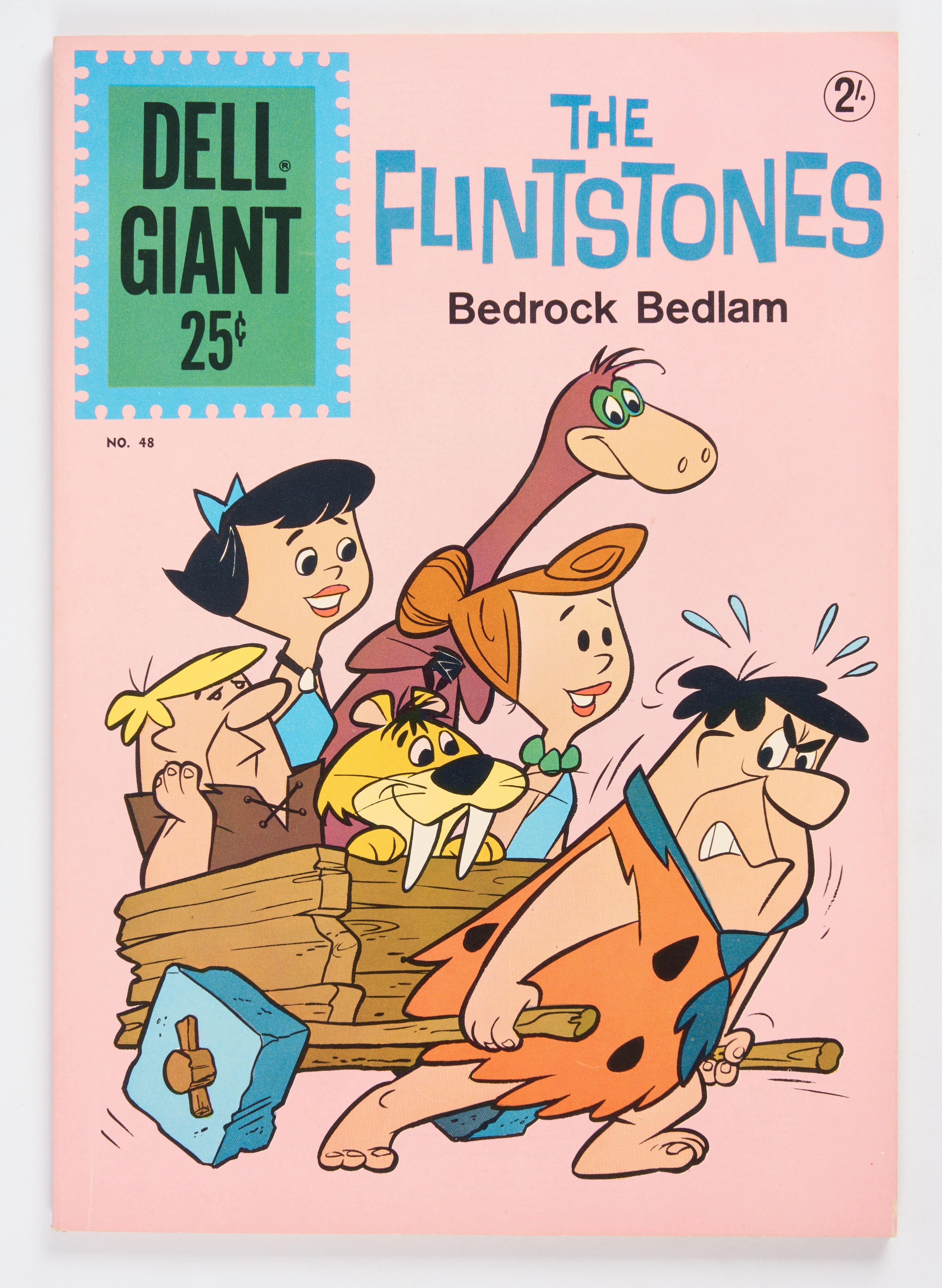 Dell Giant #48 1st Appearance of The Flintstones Cover by Harvey Eisenberg (Dell, 1961)