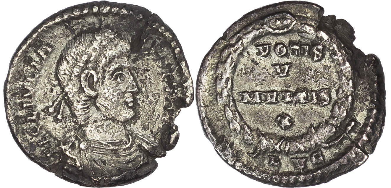 Julian II (AD 360-363) AR Siliqua, Lugdunum, 2.02g.