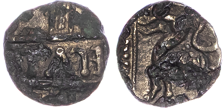 Atrebates and Regini, Epaticcus (c. AD 20-40) AR Unit, 1.01g.