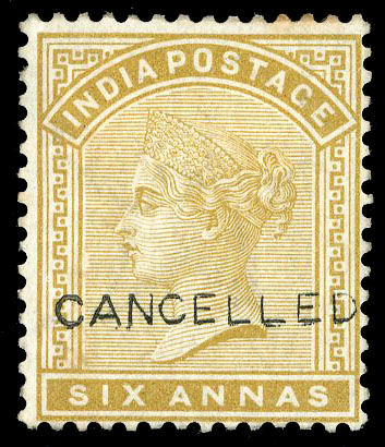 India SG 84-101var 6a unissued value 