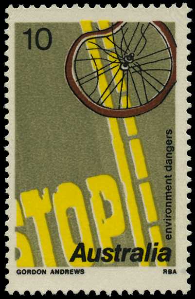 1975 'Environment Dangers' 10ct Road...