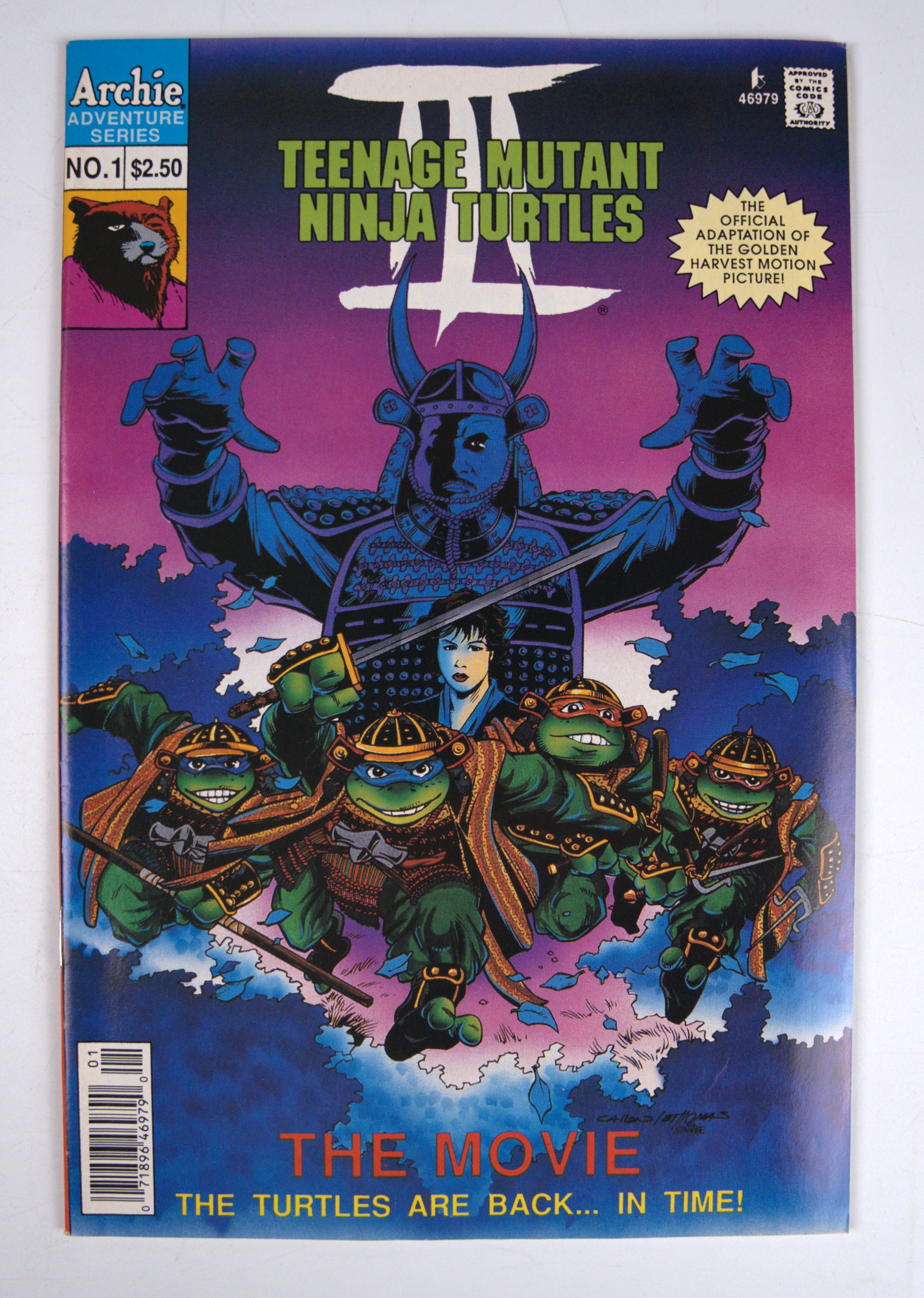 Teenage Mutant Ninja Turtles III The Movie #1 (Archie, 1992) 