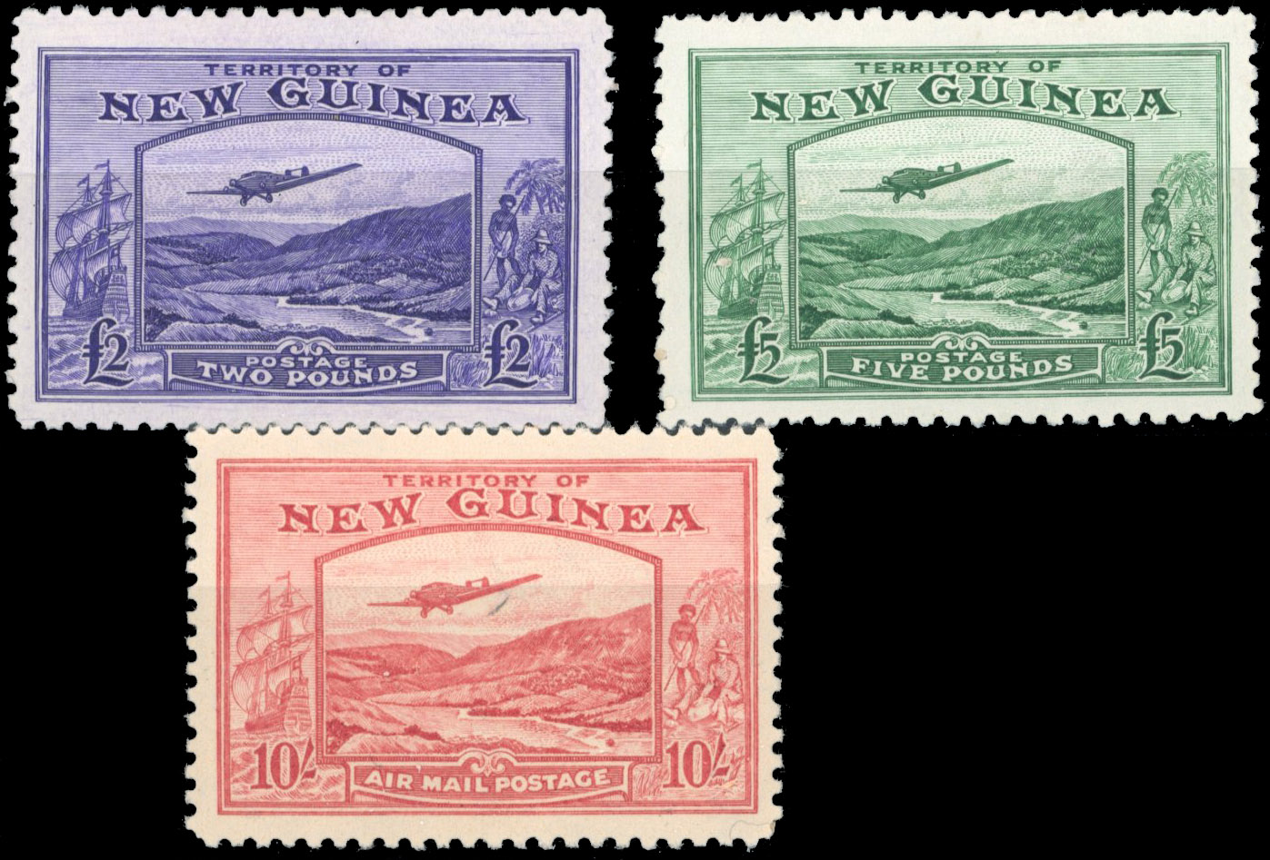 New Guinea 1925-39 collection mint