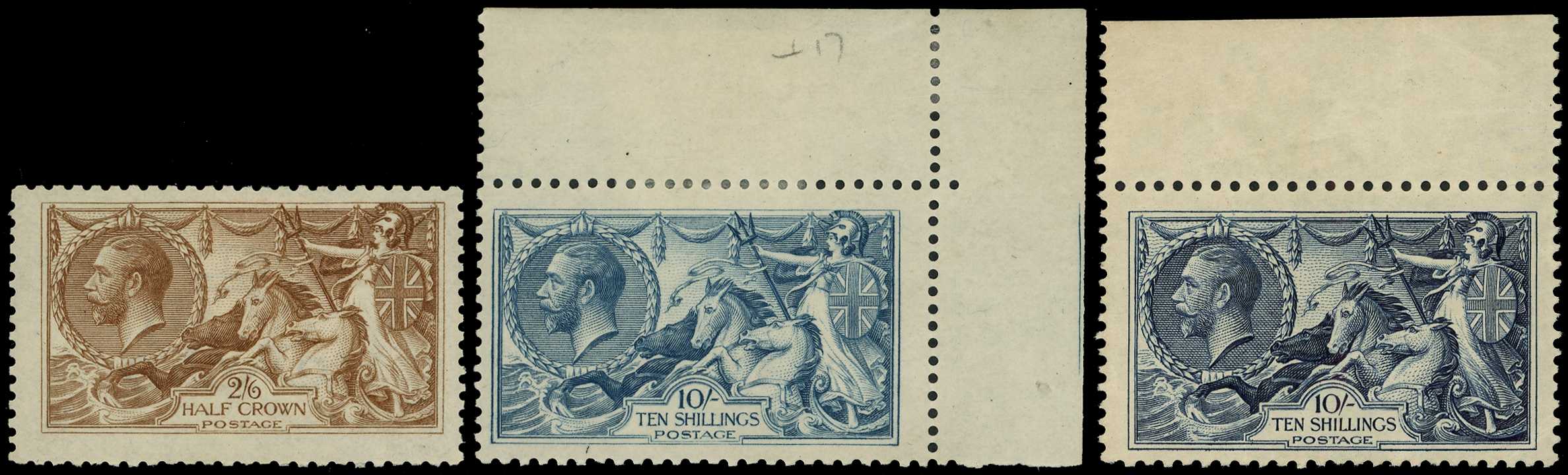 Selection of mint Seahorses, 1915...