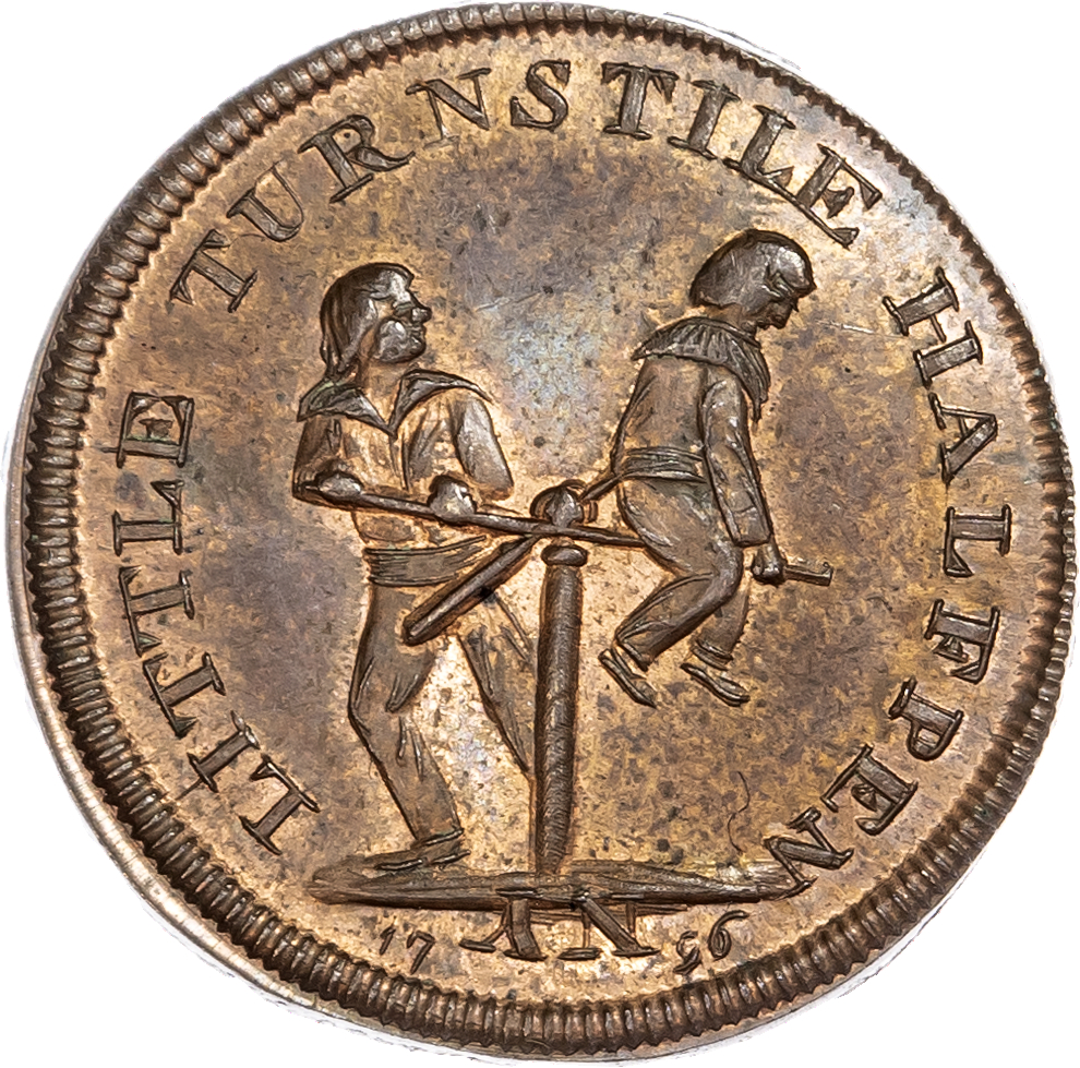 London - Holborn, Thomas Spence Halfpenny 1796