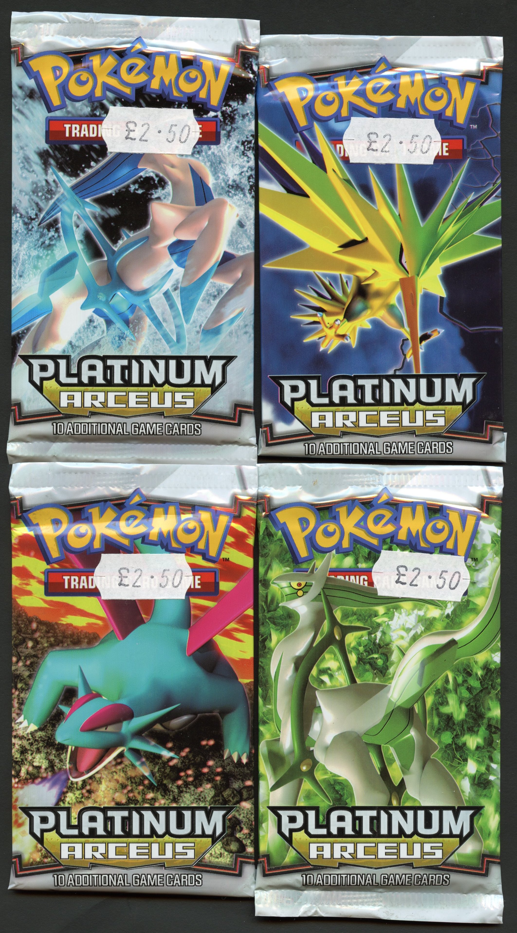 Pokémon Platinum Arceus Artwork Set