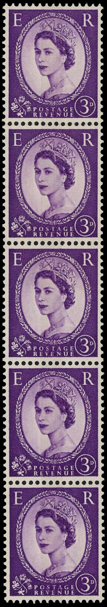 1959 3d Deep violet “Dollis Hill Phosphor...