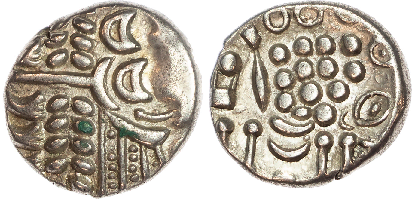 Durotriges (c. 54-48 BC) AR Stater, ‘Badbury Rings’ type, 5.37g. 