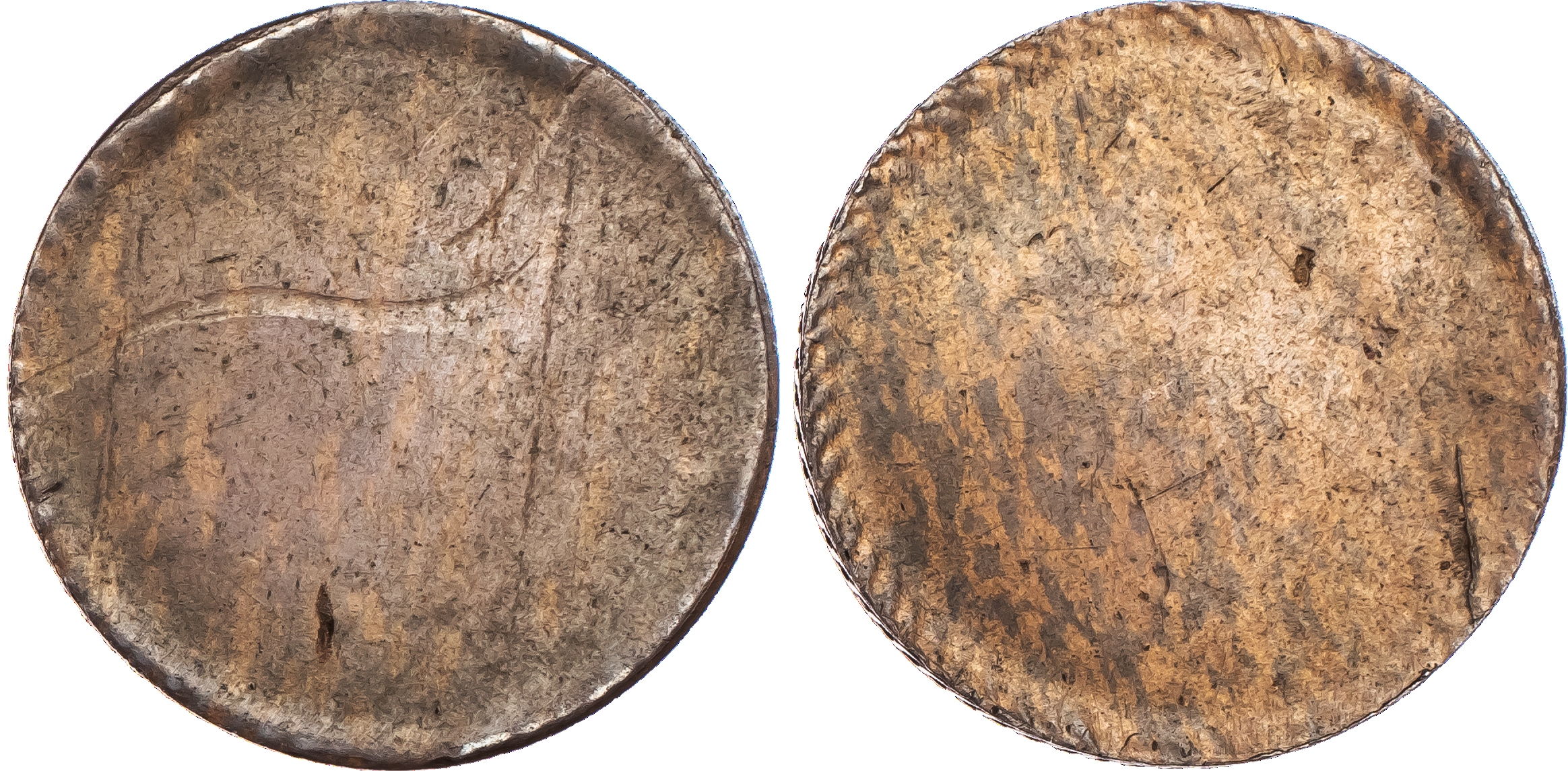 Planchet, blank both sides – trial for...