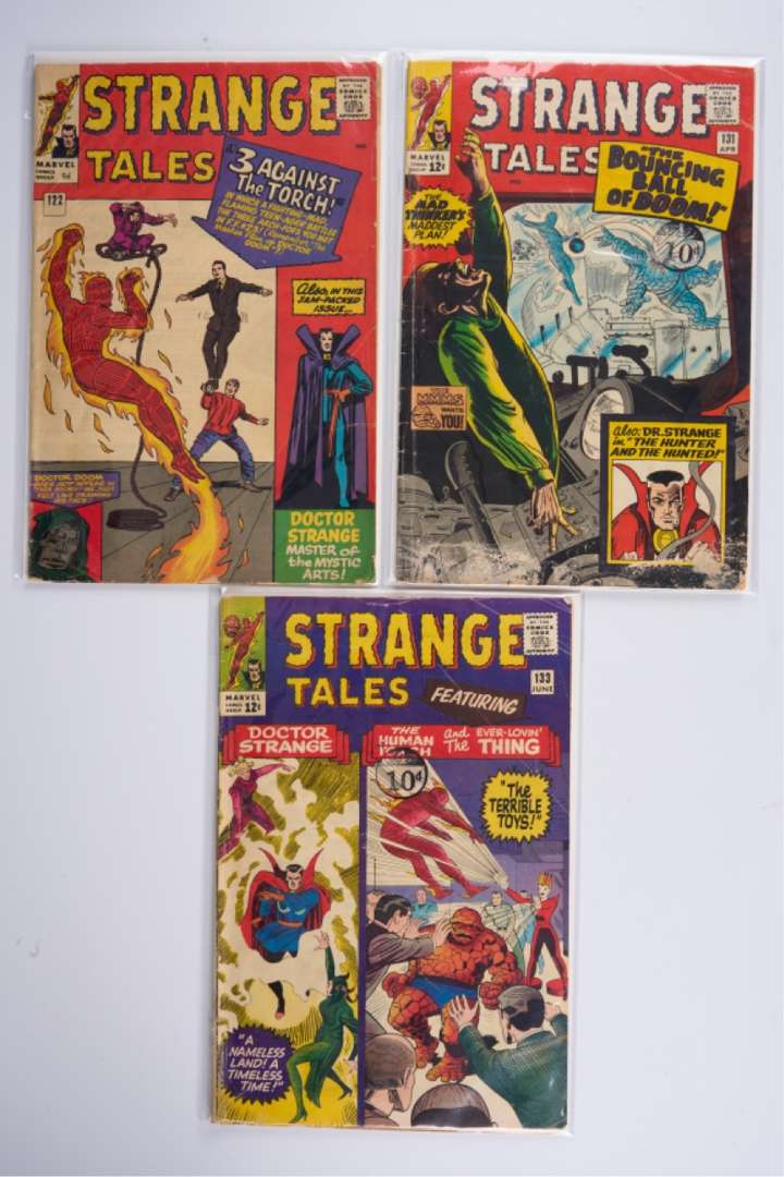 Strange Tales Volume 1 Including 1st Appearance & Cover of Valentina De Fontaine (Marvel Comics 1964-1968) Bundle of 16