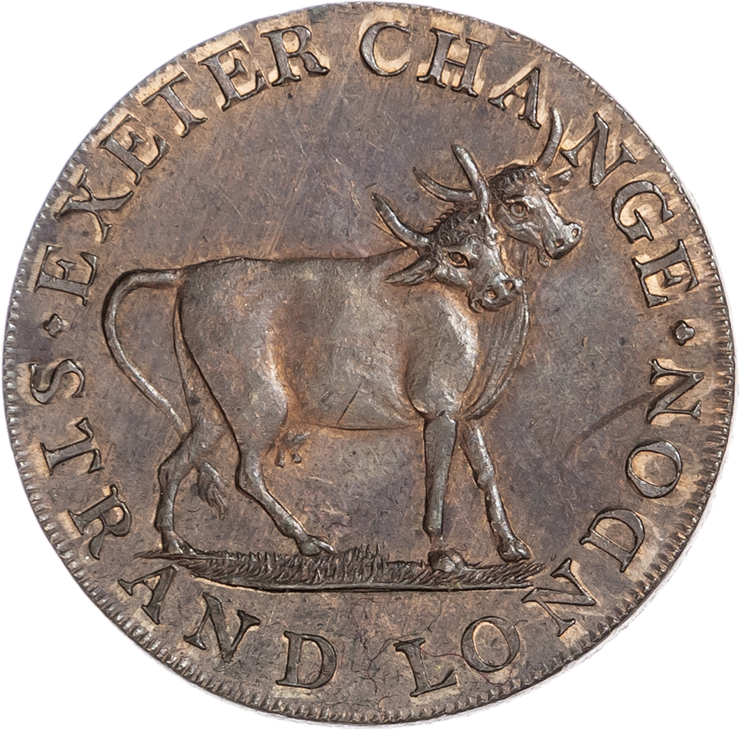 London - Strand, Gilbert Pidcock Halfpenny 1801