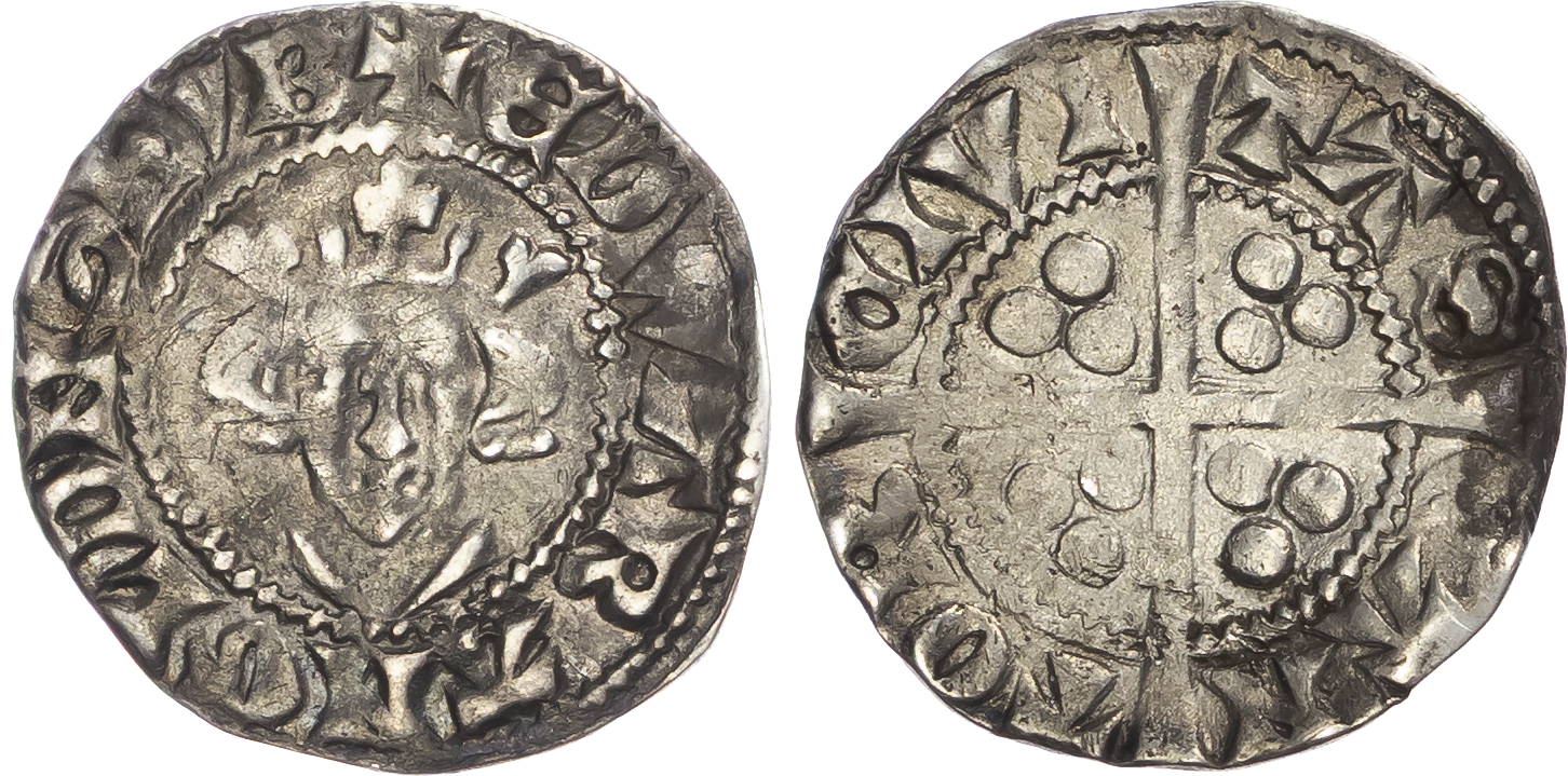 Edward I (1272-1307), AR Penny, New Coinage (1279-1307), Canterbury mint, class 10cf1.