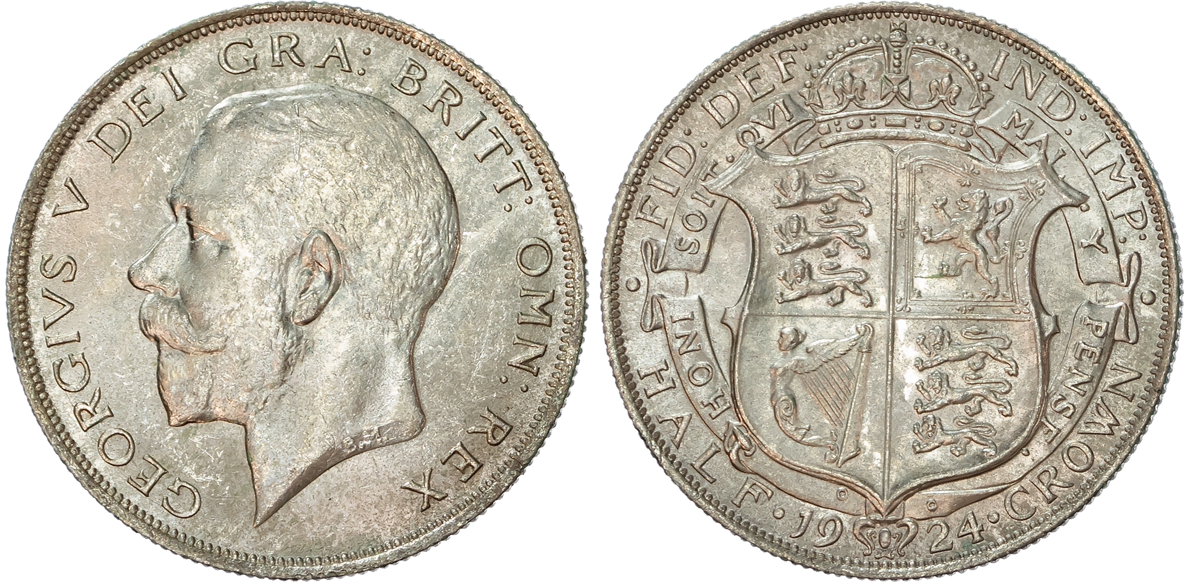 George V (1910-1936) Halfcrown, 1924.
