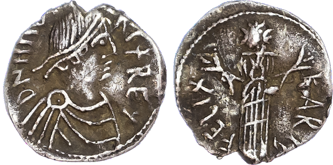 Vandals, Hilderic (AD 523-530) AR ½ Siliqua