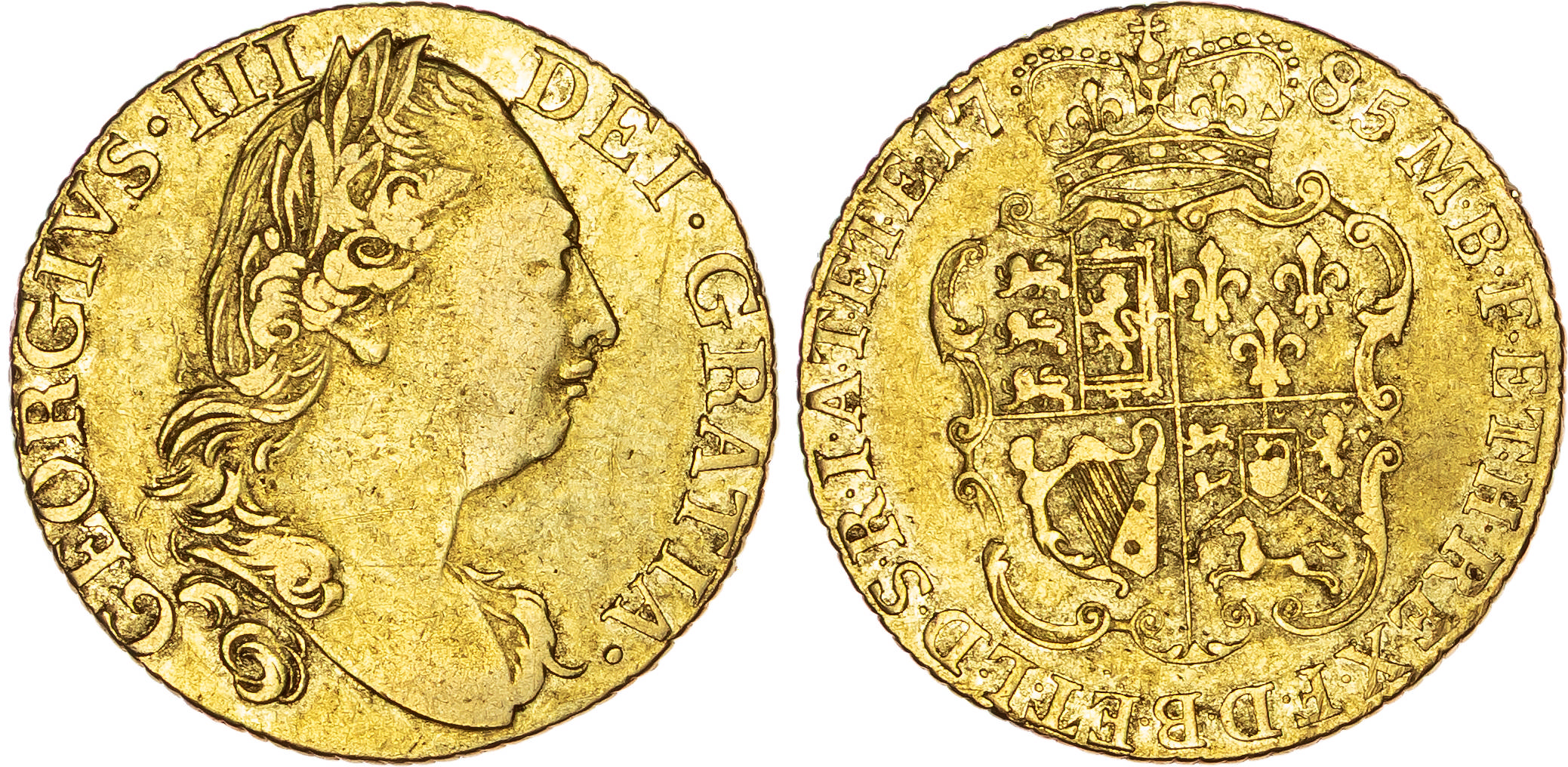 George III (1760-1820), AV Guinea, 1785.