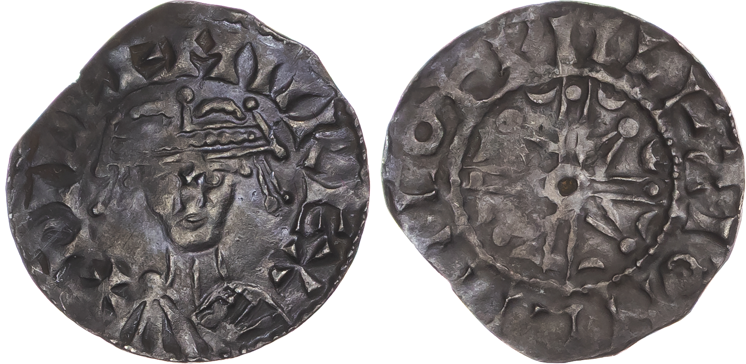 William I (1066-1087), AR Penny, Bonnet type, Lincoln mint, Wulfsi as moneyer.