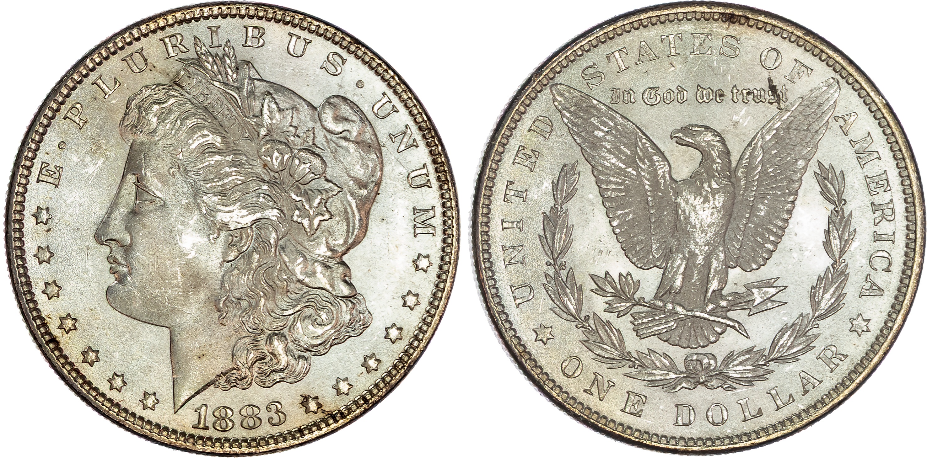 USA , silver Morgan Dollar, 1883, Philadelphia, 26.75g (KM 110). About Uncirculated.…