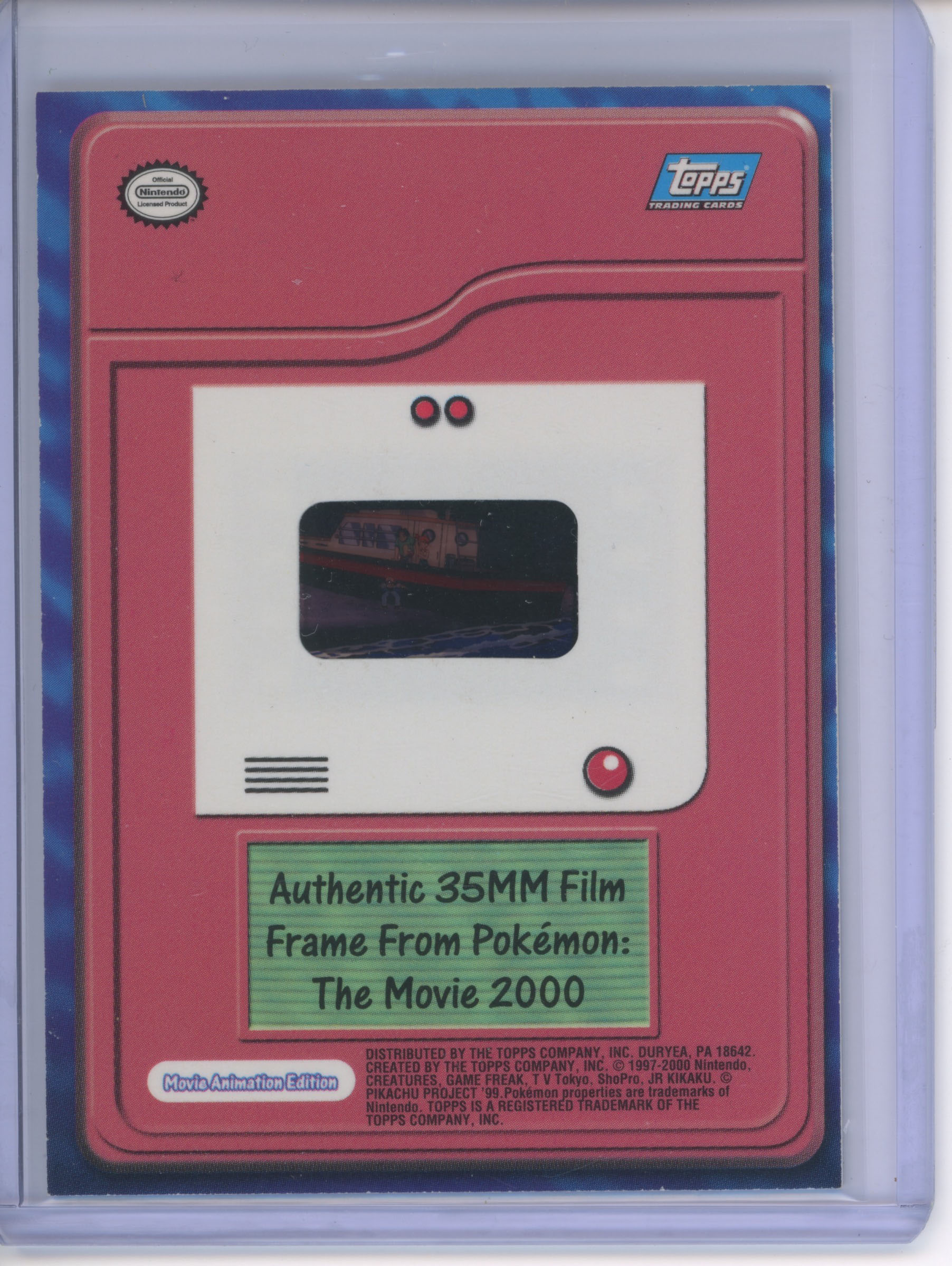 Pokémon Topps - Authentic Film Cell - Pokémon The Movie 2000