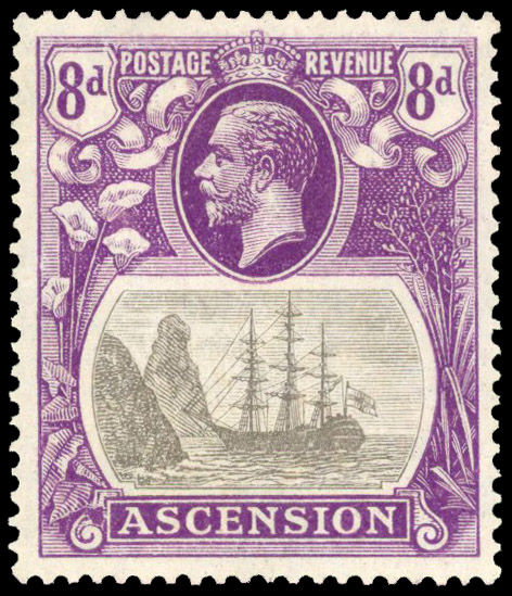 Ascension SG 17d mint