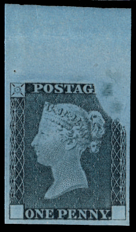 GB 1840 SG DP20(3)a 1d Rainbow Trial