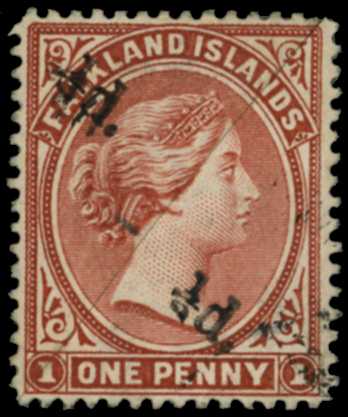 1891 ½d on half of 1d red-brown...