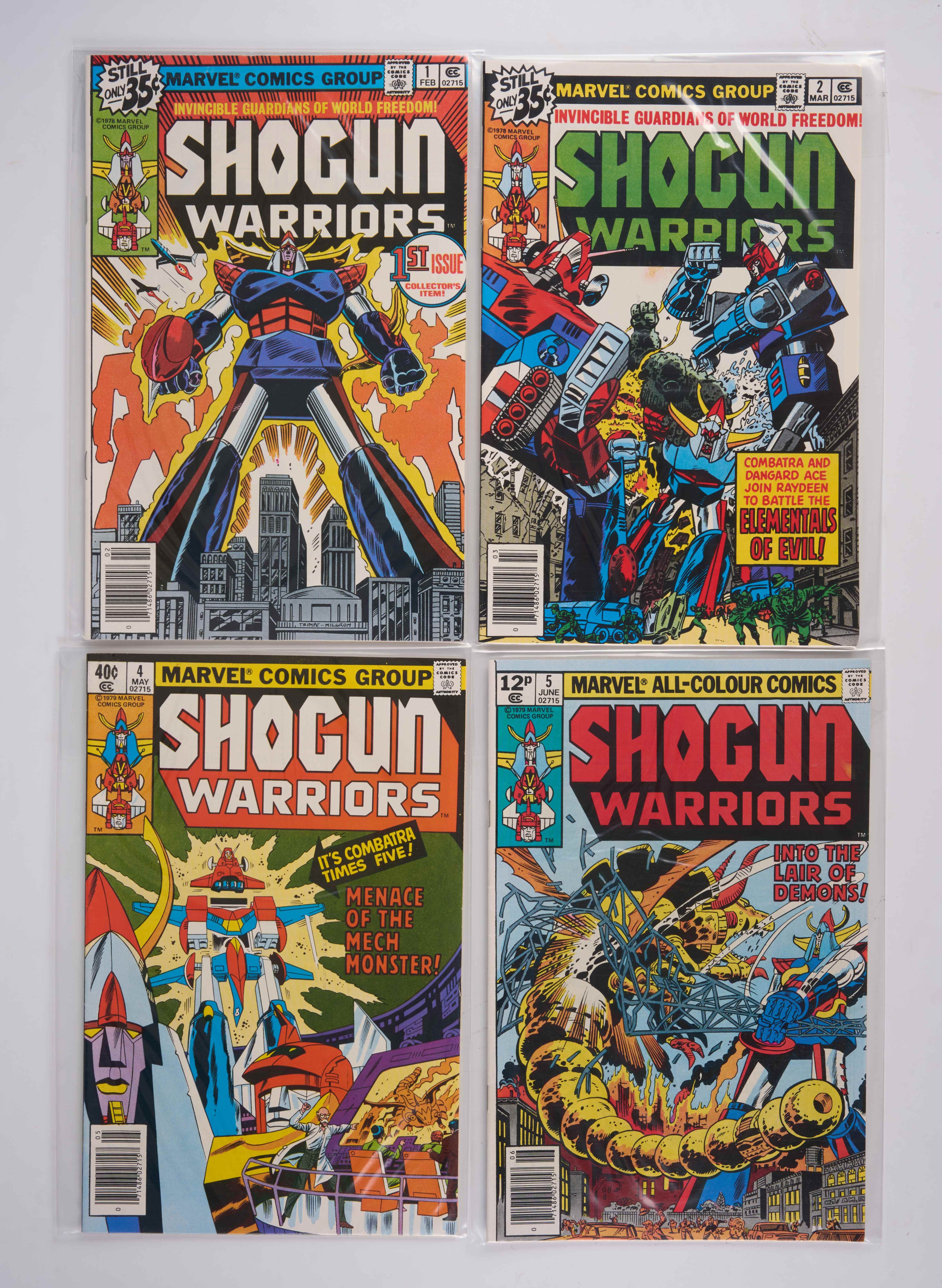 Shogun Warriors (Marvel Comics, 1979-1980) Bundle of 19 Issues