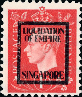 German Propaganda Forgeries; Singapore set unused