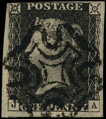 1840 1d Plate XI (JA) in the...