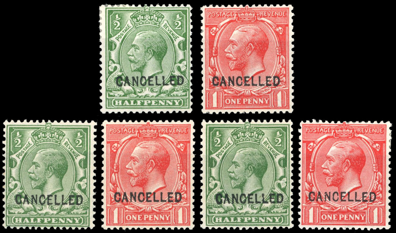 GB 1912-1951 KGV-KGVI mint collection on stock cards and pages. 