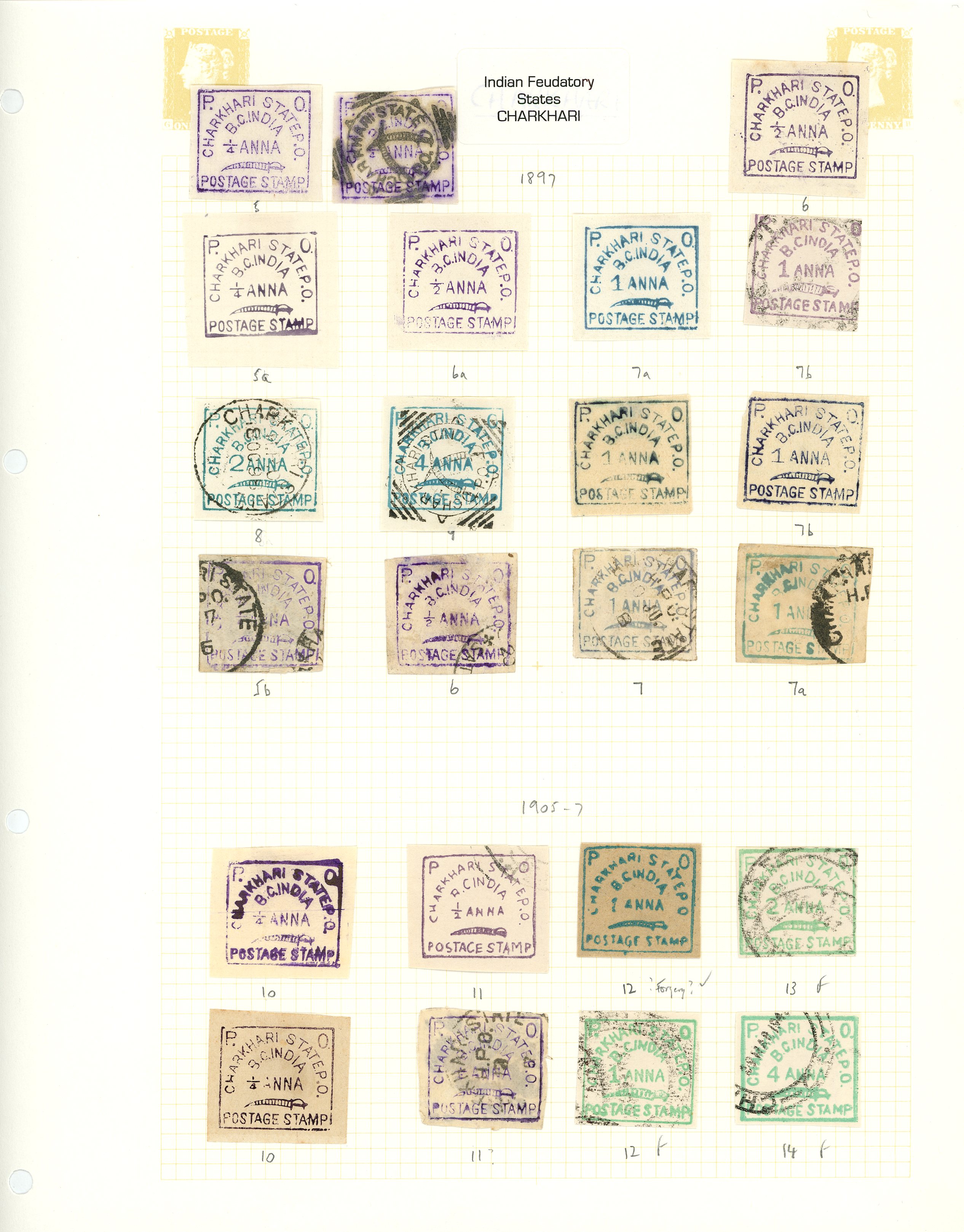 1897-1931 collection (109) on leaves,...