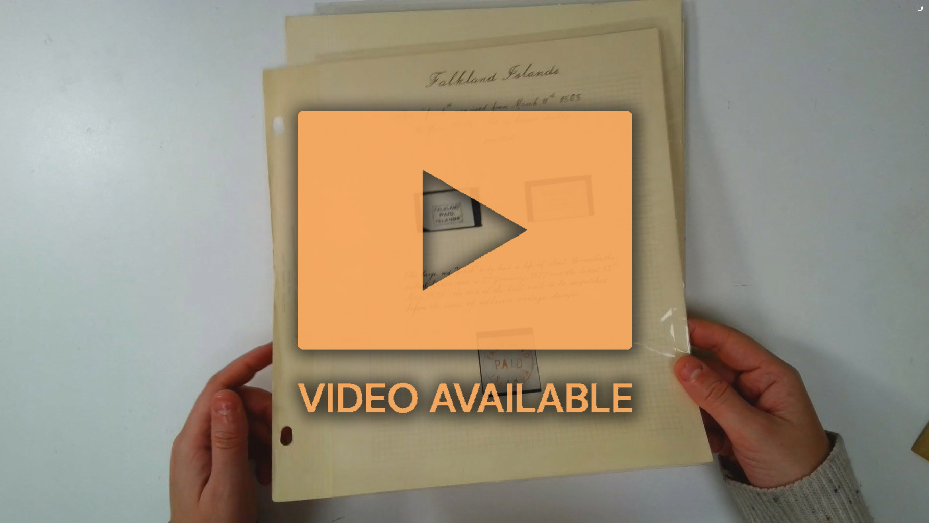 Falkland Islands 1869-1920 mint collection written up on leaves