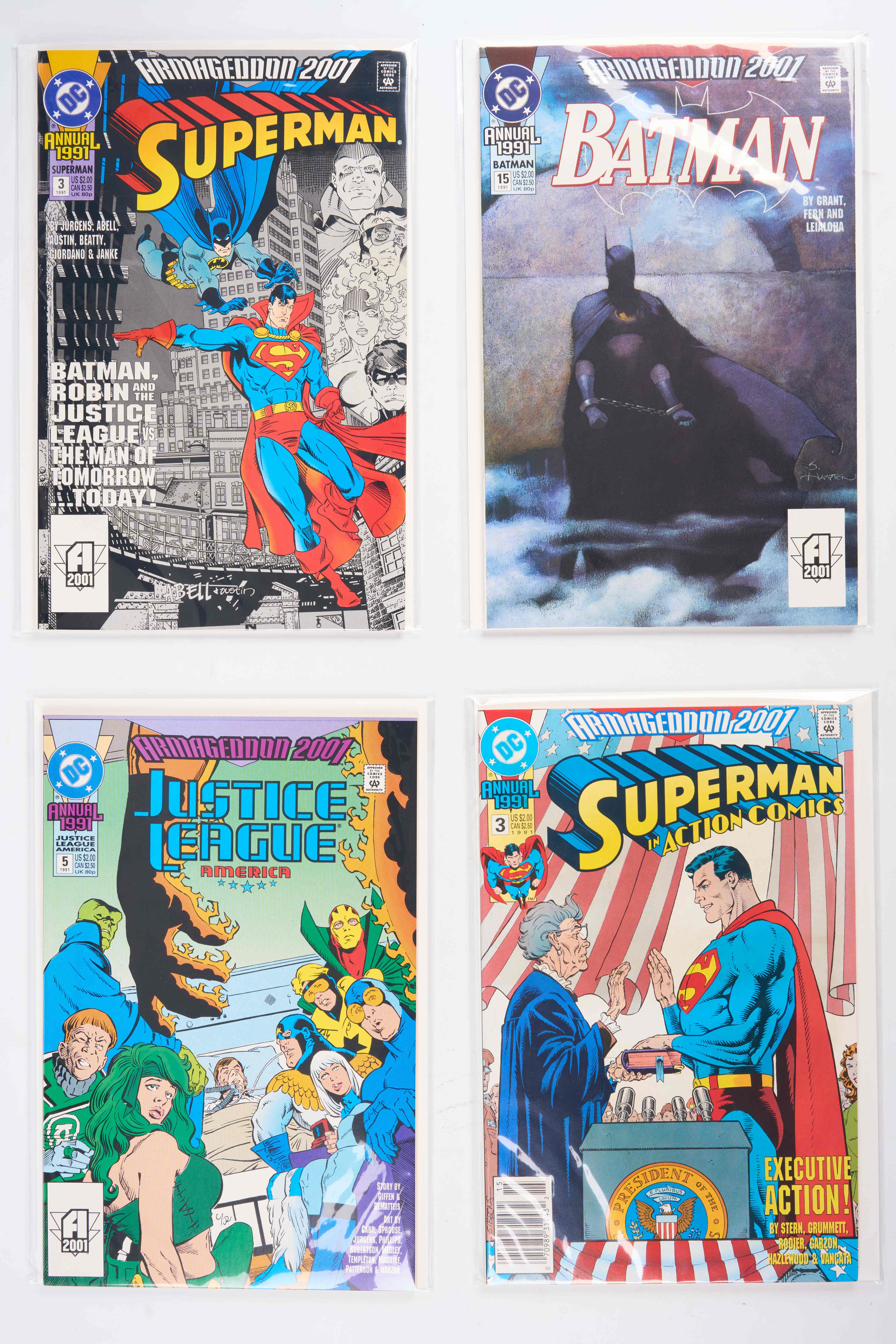 DC Comics Armageddon Annuals (DC Comics, 1991) Bundle of 9 Issues