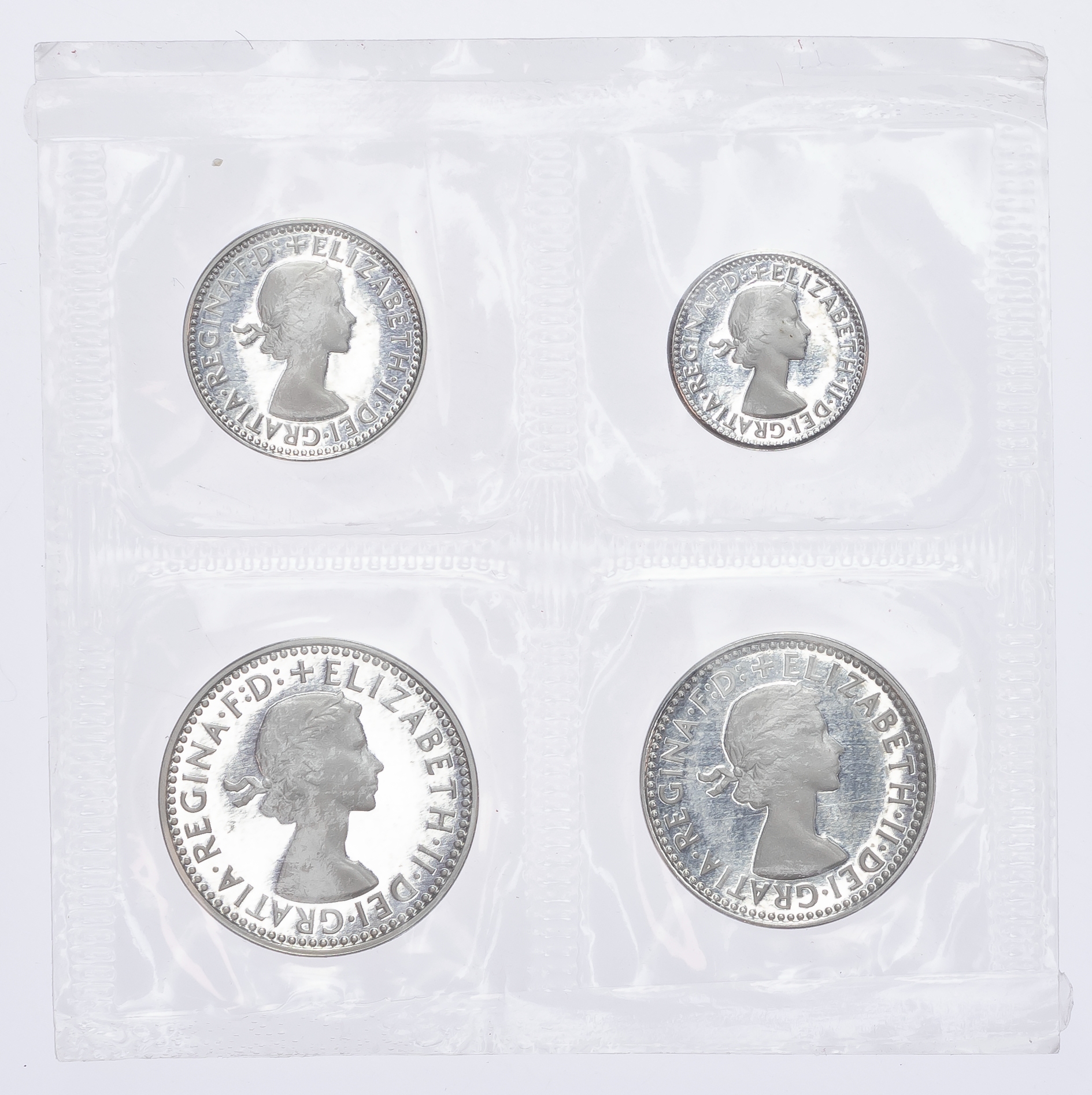 Elizabeth II (1952-2022), Maundy Set, 2015, Fourpence, Threepence, Twopence, Penny.