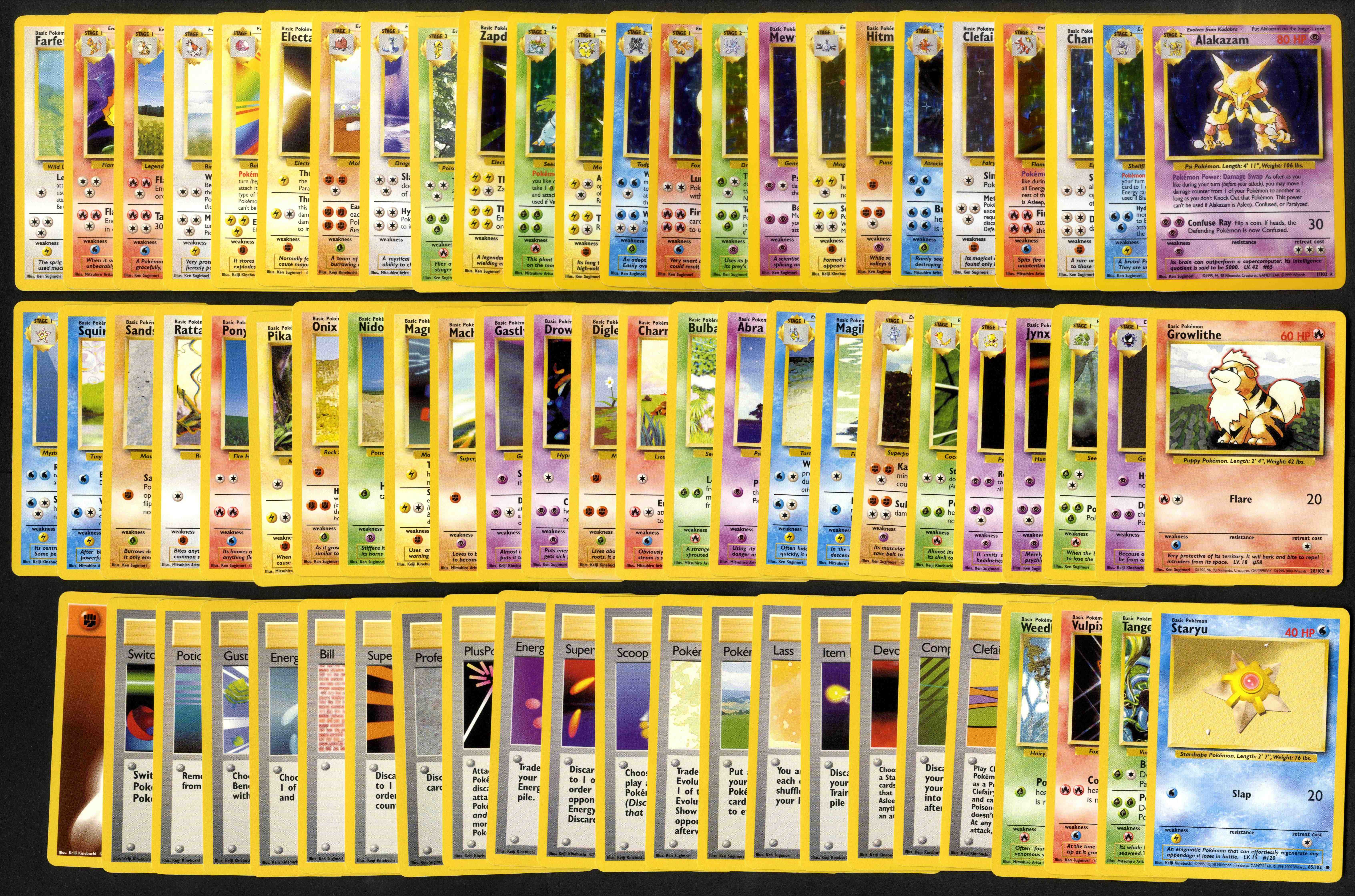 Base Set -  Unlimited & 4th Print - 77/102 cards