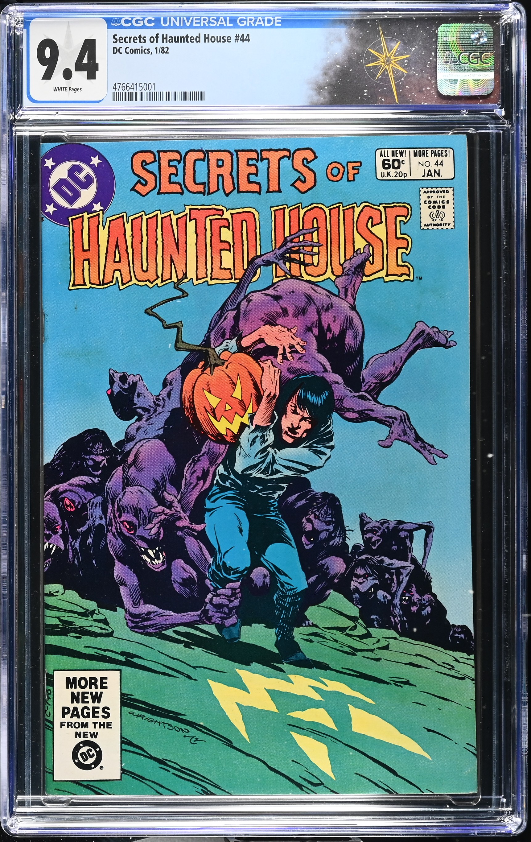 Secrets of Haunted House #44 CGC 9.4 Letter from Todd McFarlane (DC Comics, 1982) White Pages