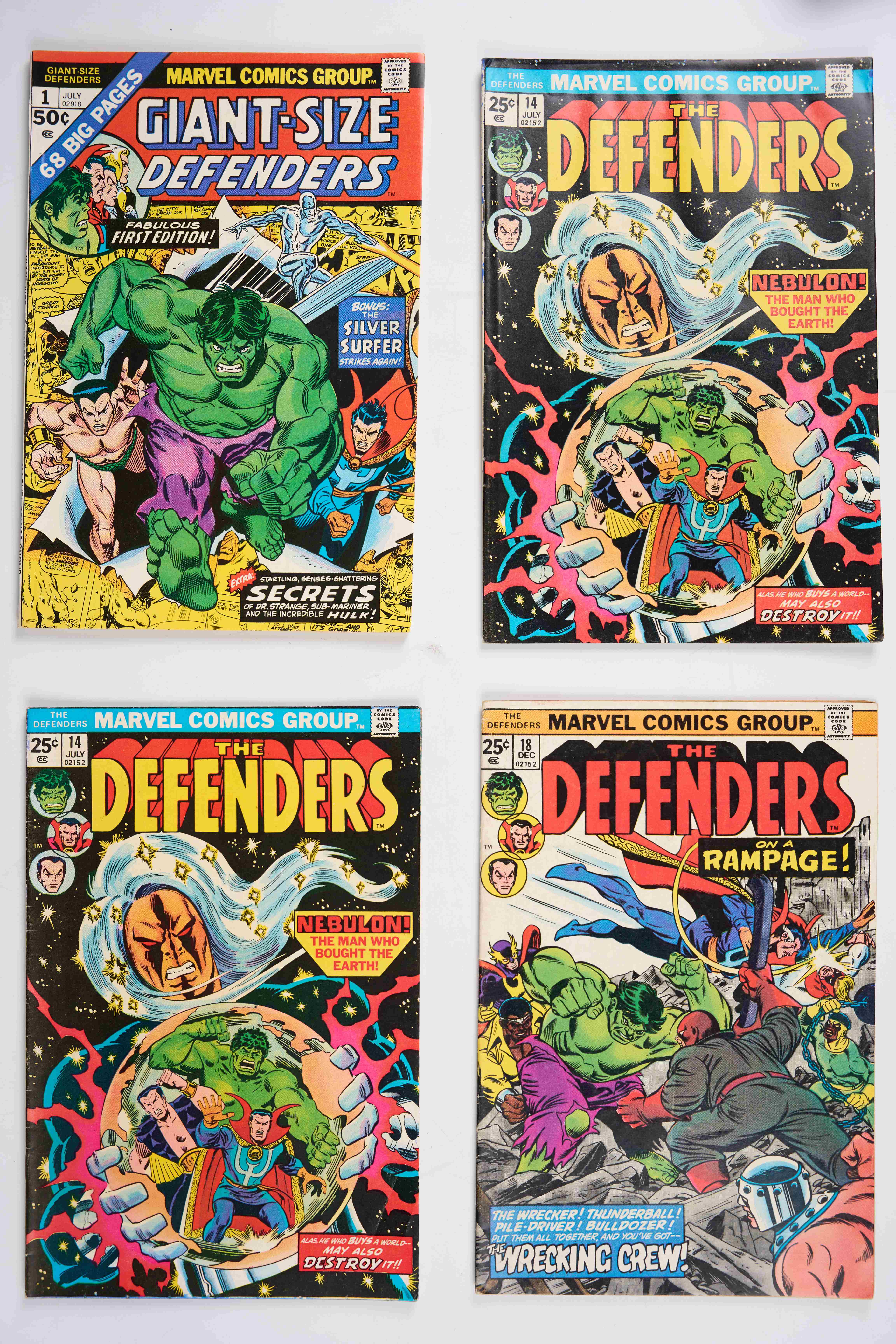 Defenders Volume 1 (Marvel Comics, 1974-78) Bundle of 49