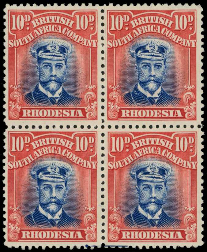 1922-4 10d Head Die IIIB, perf 14, white...