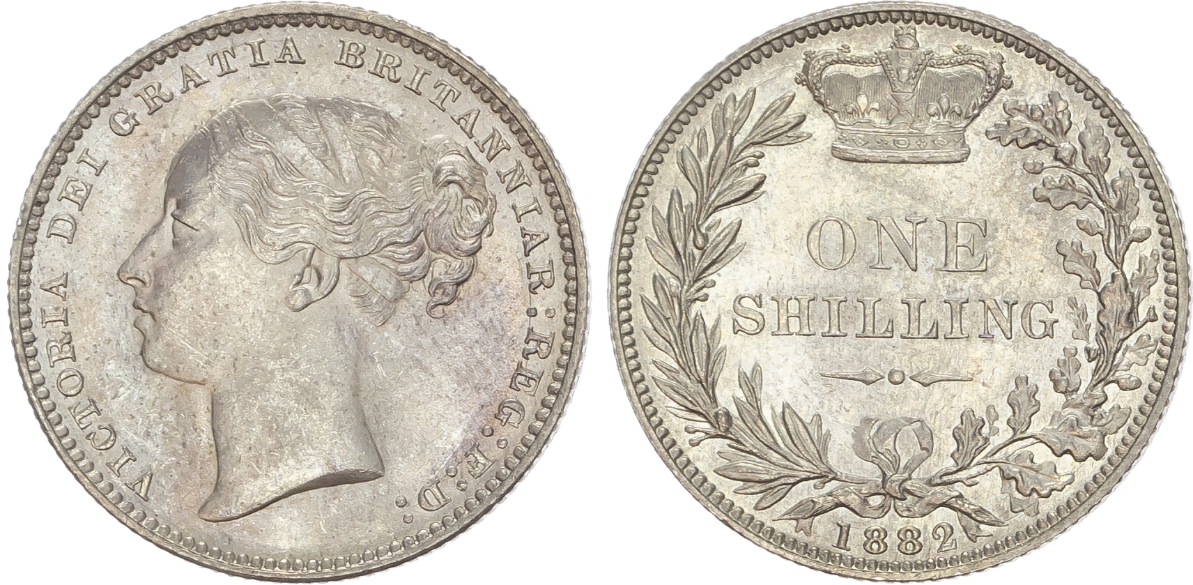 Victoria (1837-1901) Shilling, 1882.