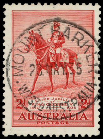 C of A Watermark: 1935 Silver Jubilee 2d...