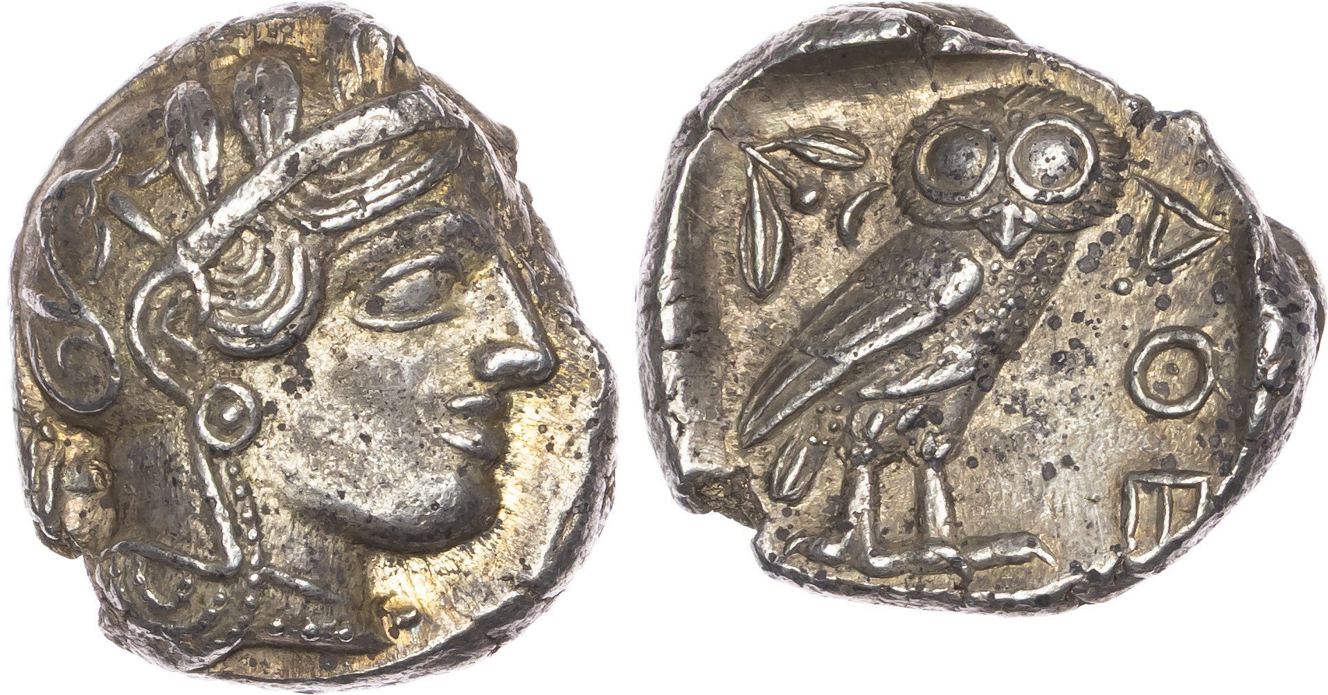 Attica, Athens (c. 435 BC) AR Tetradrachm, 17.21g.