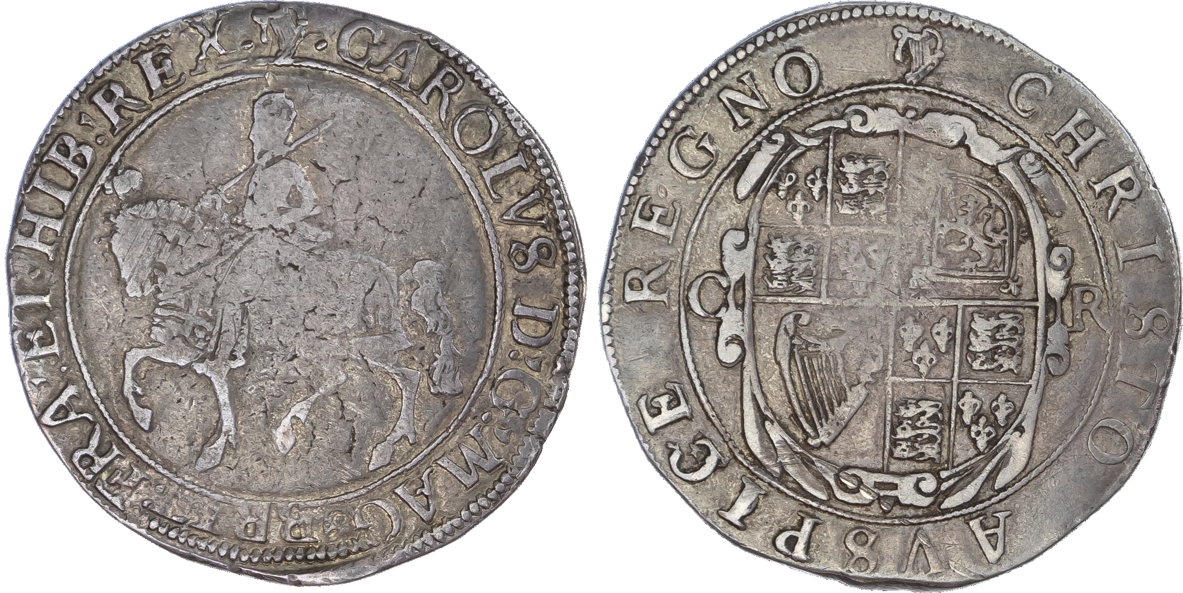 Charles I (1625 ‑1649), AR Halfcrown, 14.96gm., Tower Mint