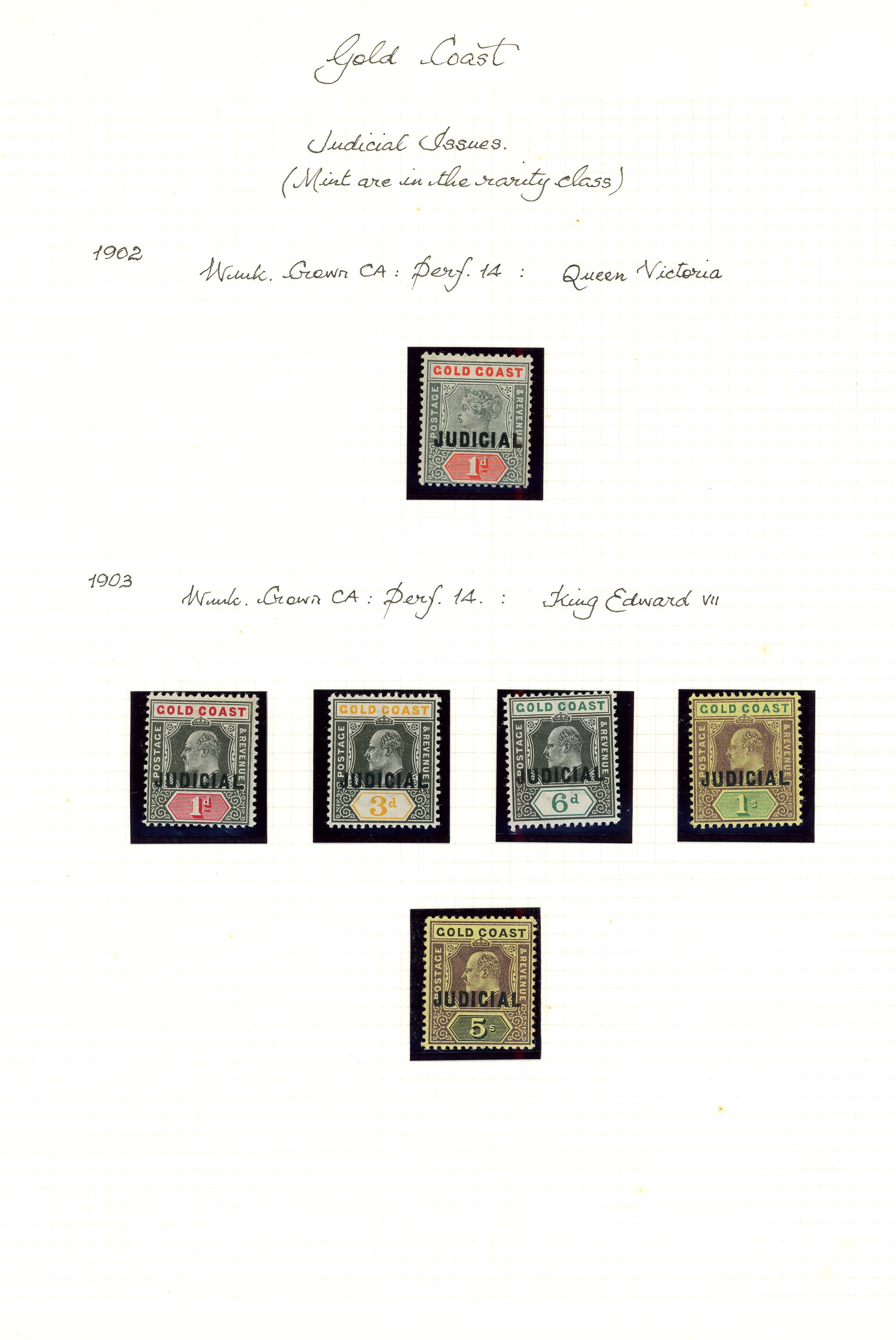 Judicial: 1902-03 collection on two...