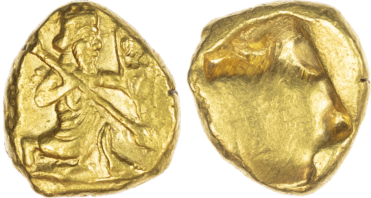 Achaemenid Empire, Time of Xerxes II – Artaxerxes II (c. 420-375 BC) AV Daric, Lydo-Milesian standard, mint of Sardis,