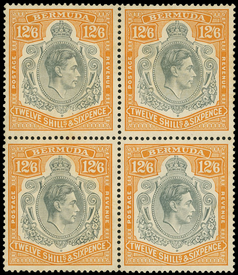 Bermuda SG 120b block mint