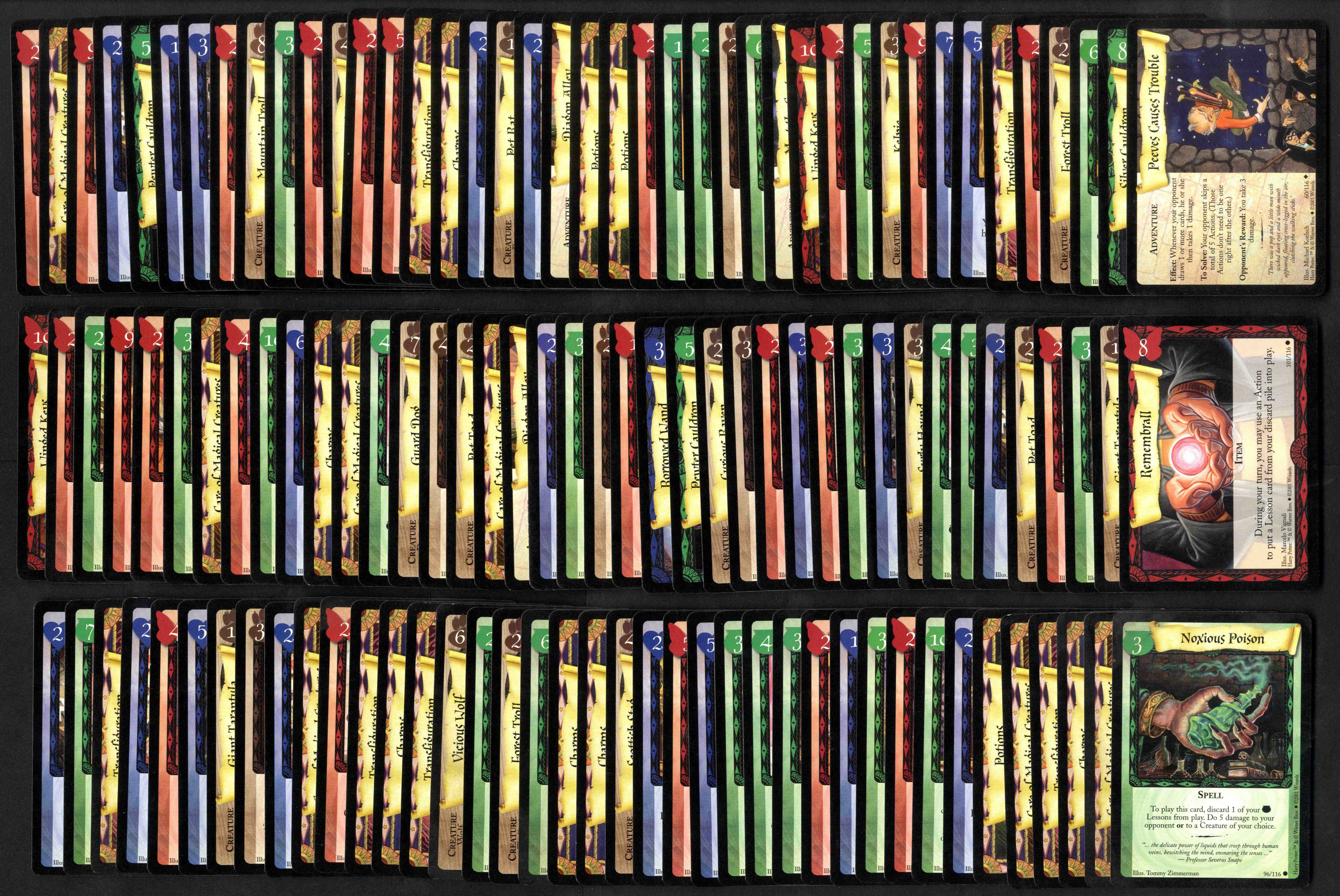 Harry Potter TCG 2001 - 360 cards