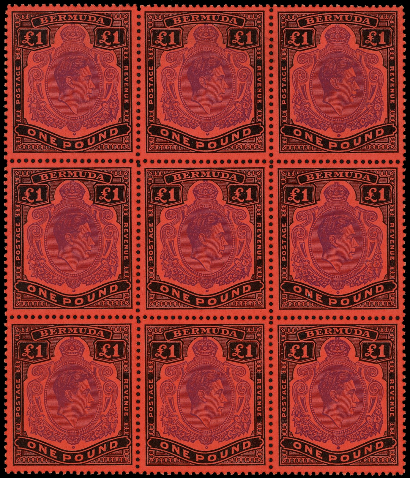 Bermuda SG 121d block mint